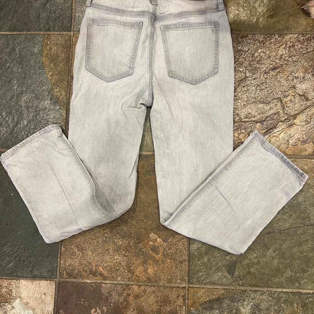 Madewell Light Gray Skinny Bootcut Jeans – Size 24